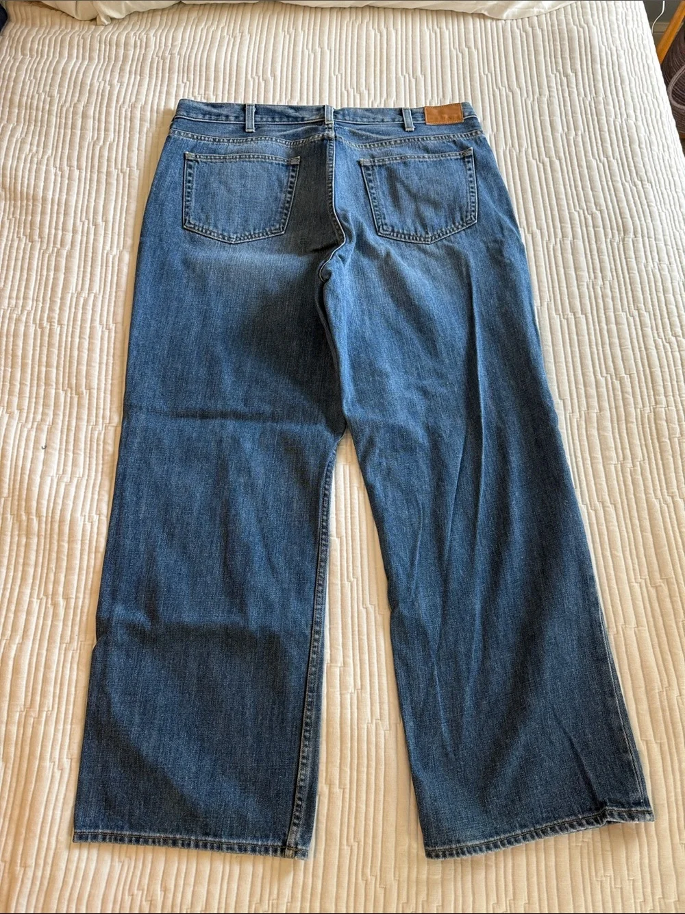J. Crew Classic Men's Blue Straight-Leg Jeans W38 L30